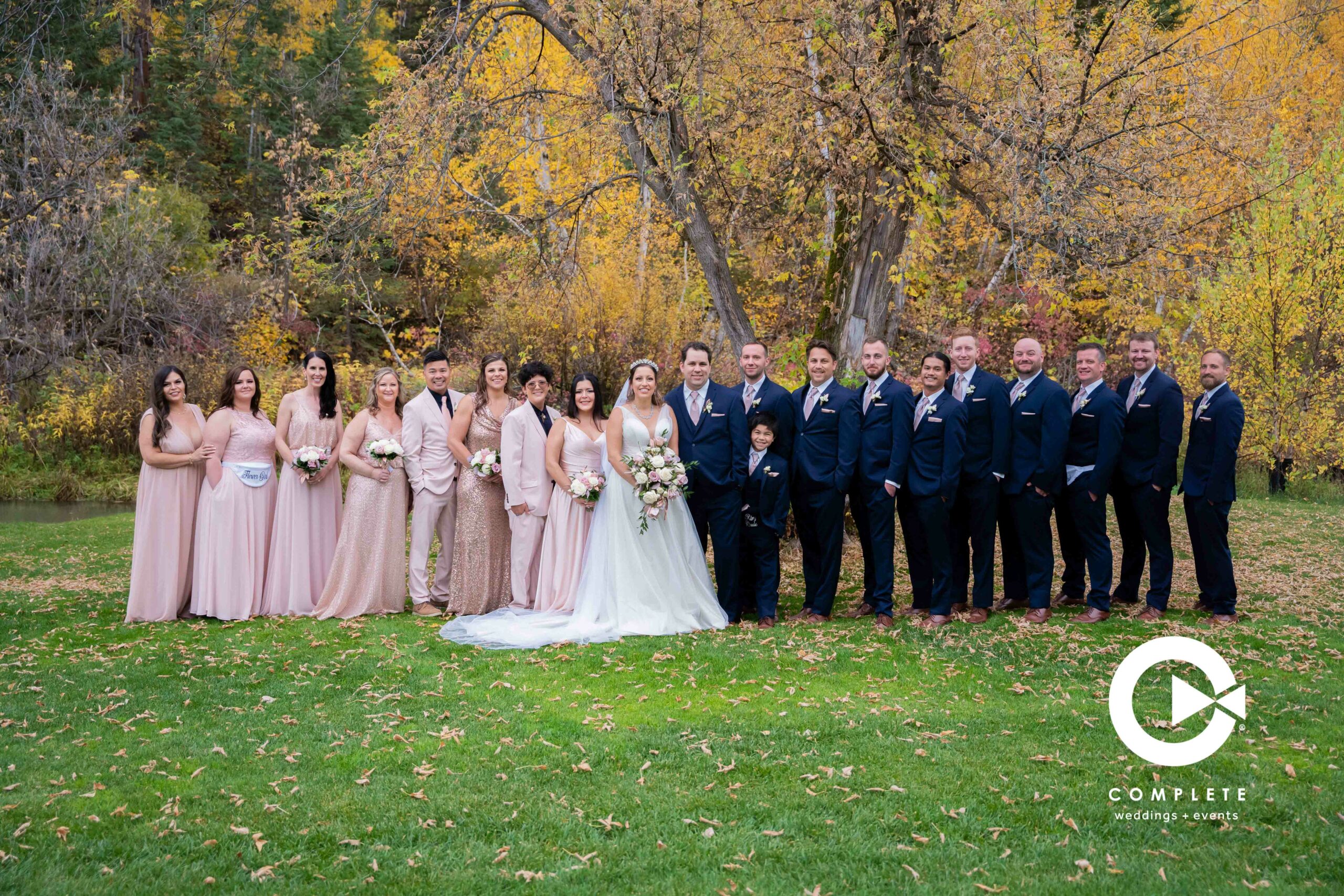 Spearfish Canyon Lodge wedding venue - bridal party